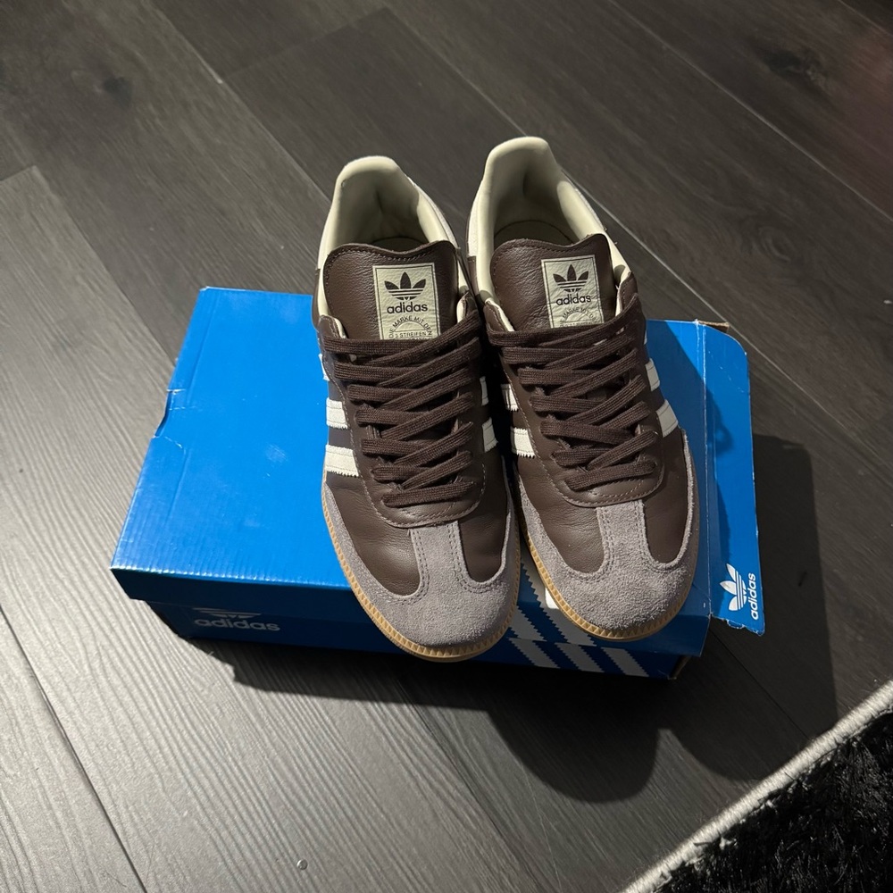 Adidas Samba OG in Brown and Gray